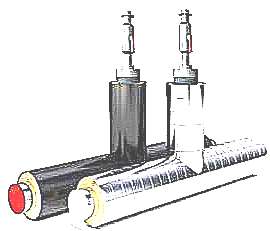 Тройники с шаровым краном в ППУ изоляции
